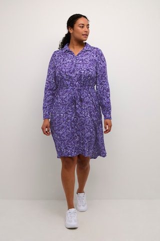 Robe-chemise ' KCfina ' KAFFE CURVE en violet