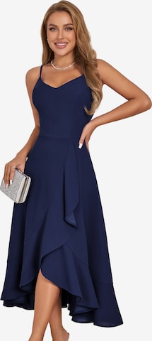 Zapaka Cocktailkleid in Blau: Vorderseite