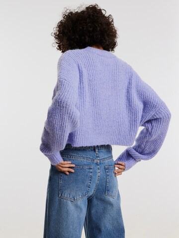 EDITED Sweater 'Yella' in Purple