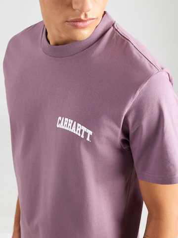 Carhartt WIP Μπλουζάκι 'University Script' σε λιλά
