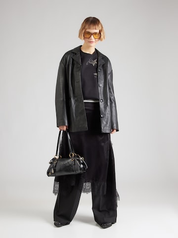 ONLY Sweatshirt 'ONLLUCCA' in Zwart