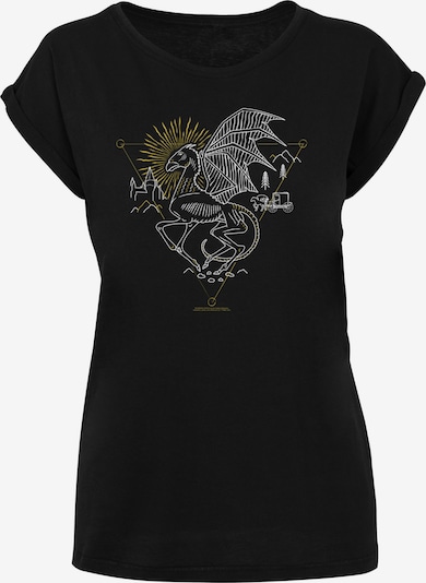 F4NT4STIC T-shirt 'Harry Potter Thestral' en jaune / noir / blanc cassé, Vue avec produit