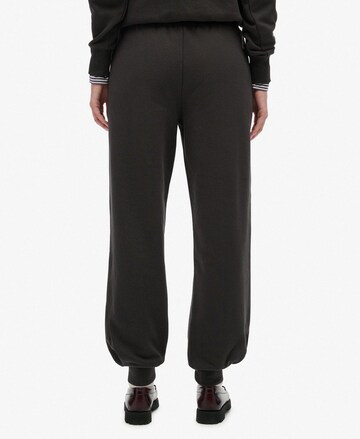 Superdry Tapered Broek 'Country Club' in Zwart