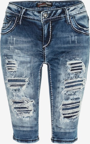 CIPO & BAXX Regular Jeans in Blauw: voorkant