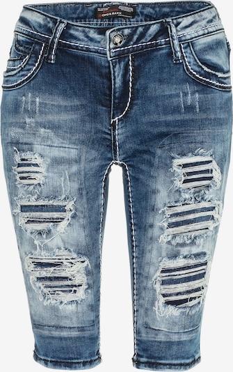 CIPO & BAXX Shorts in schickem Design in blau, Produktansicht