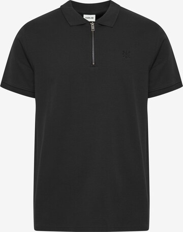 !Solid Shirt 'Dzakir' in Black: front