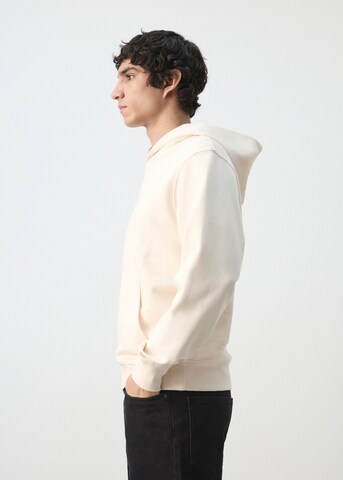 MANGO MAN Sweatshirt 'Bone' in Beige
