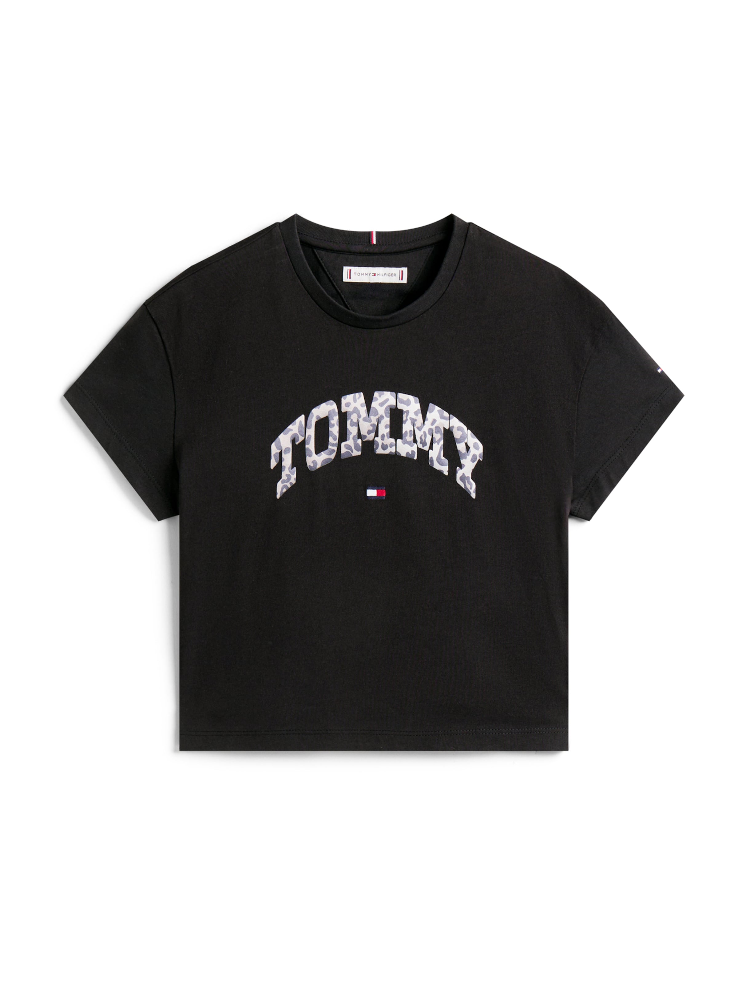 TOMMY HILFIGER Футболка 'VARSITY' в Черный: спереди