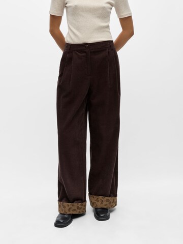 OBJECT - regular Pantalón en marrón: frente
