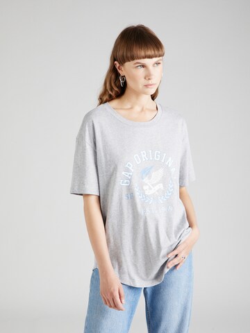 T-shirt GAP en gris : devant