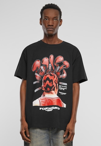 MT Upscale Shirt 'Power Foward 2.0' in Zwart: voorkant