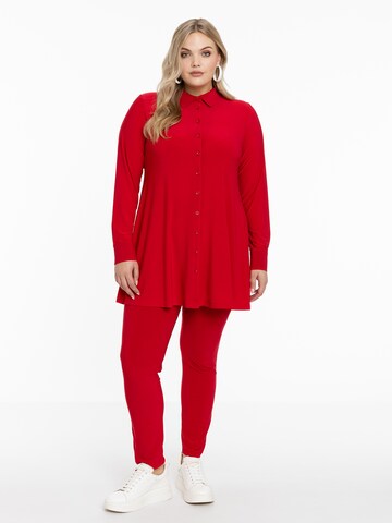 YOEK Blouse in Rood