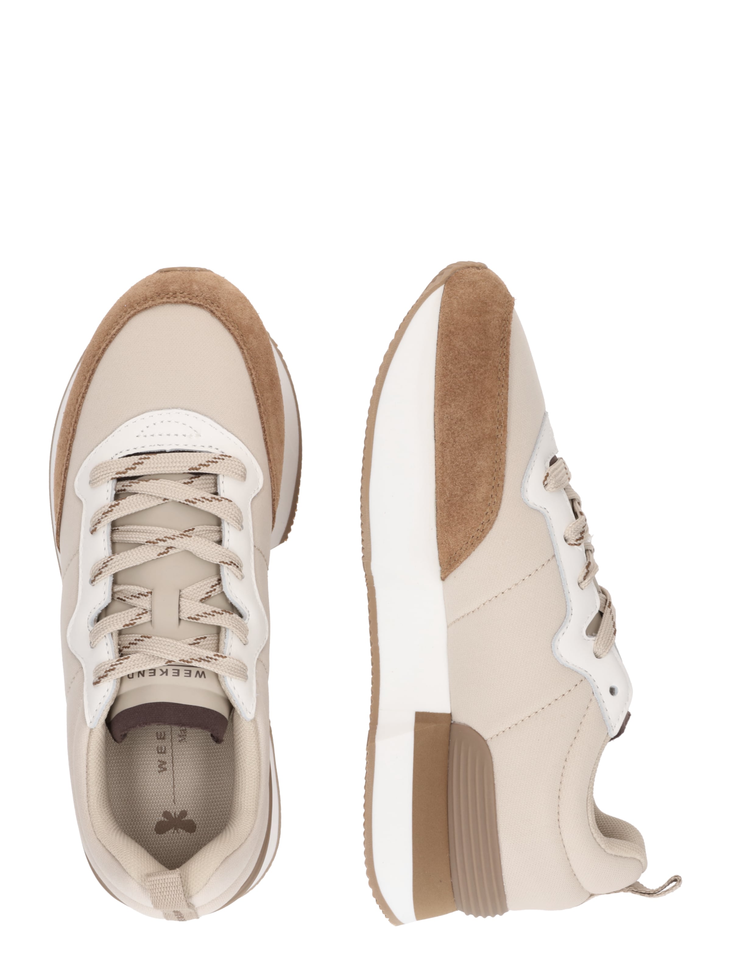 Weekend Max Mara Низкие кроссовки 'ZAMBRA' в Бежевый