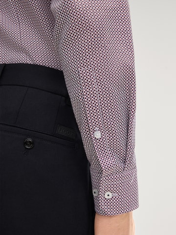 JOOP! Slim Fit Businesshemd 'Pierce' in Rot