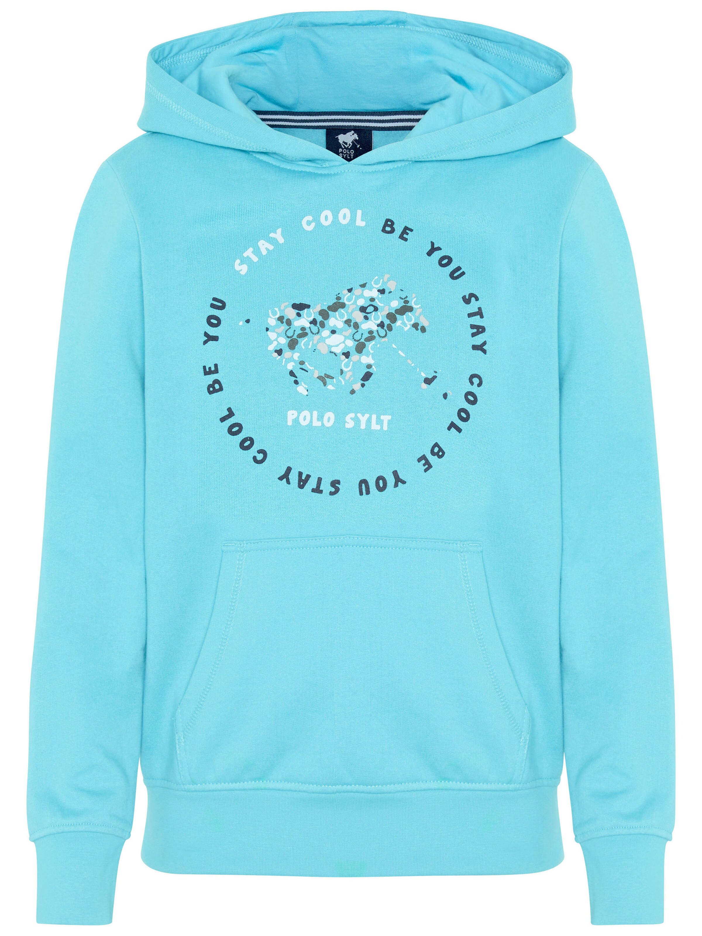 Polo Sylt Sweatshirt in Blue: front