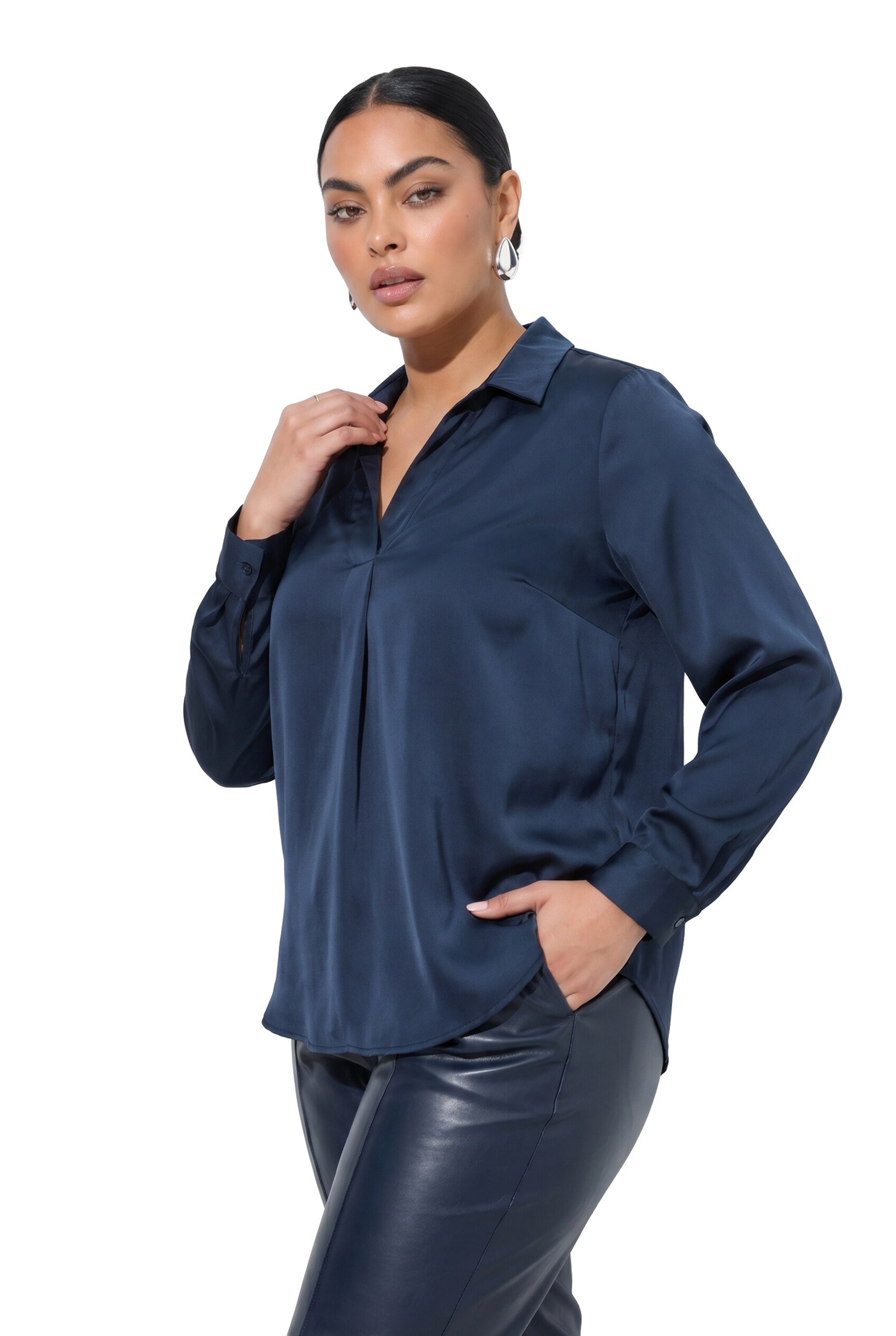 Ulla Popken Blouse in Blue