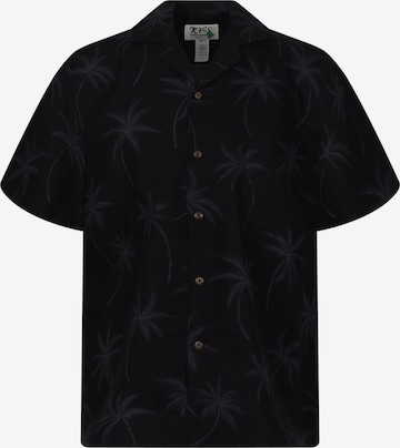 Chemise 'Palmshadow' KY's en noir : devant