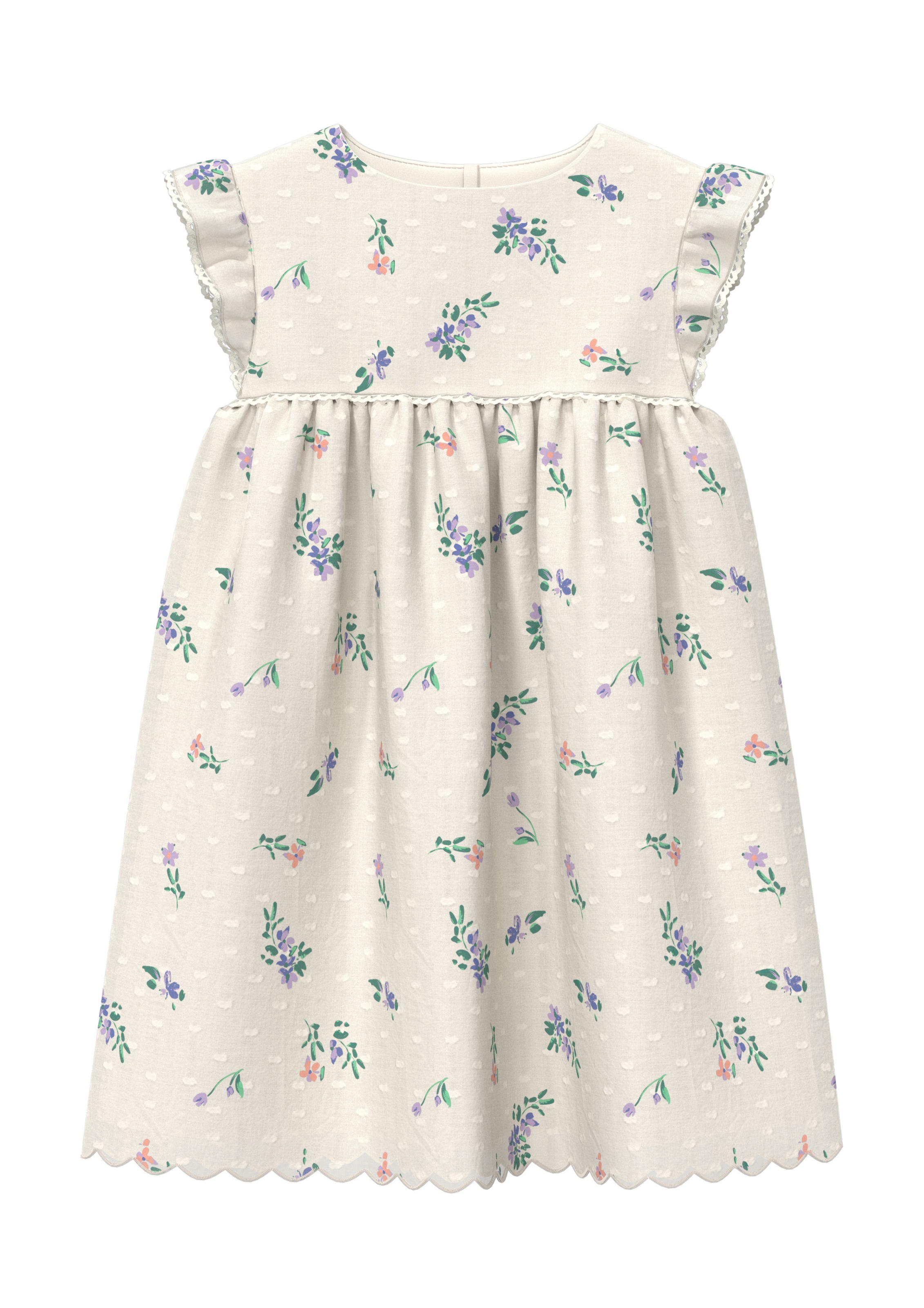 s.Oliver Kleid in Beige: Vorderseite