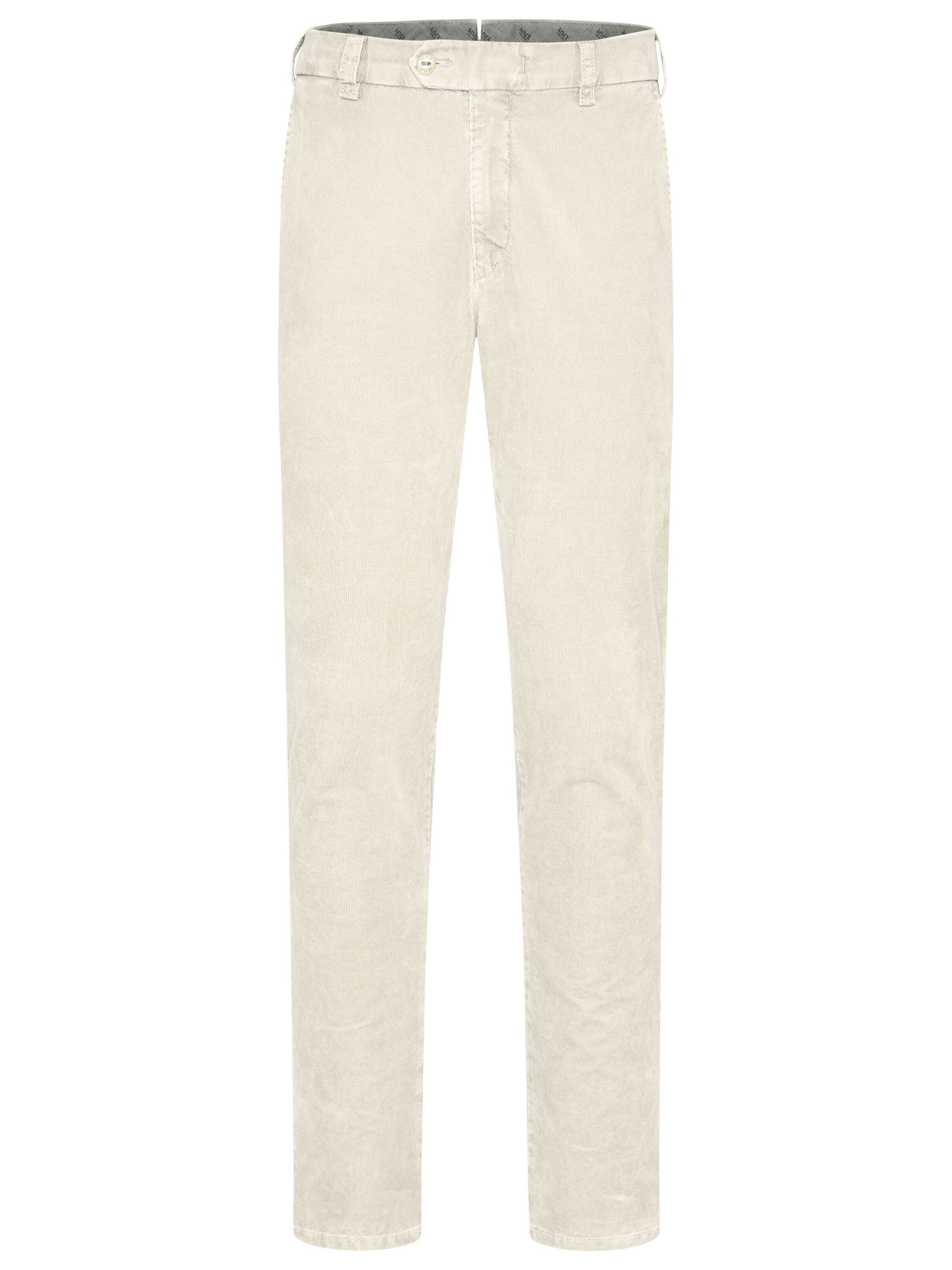 Pantalon chino MMX Germany en beige : devant