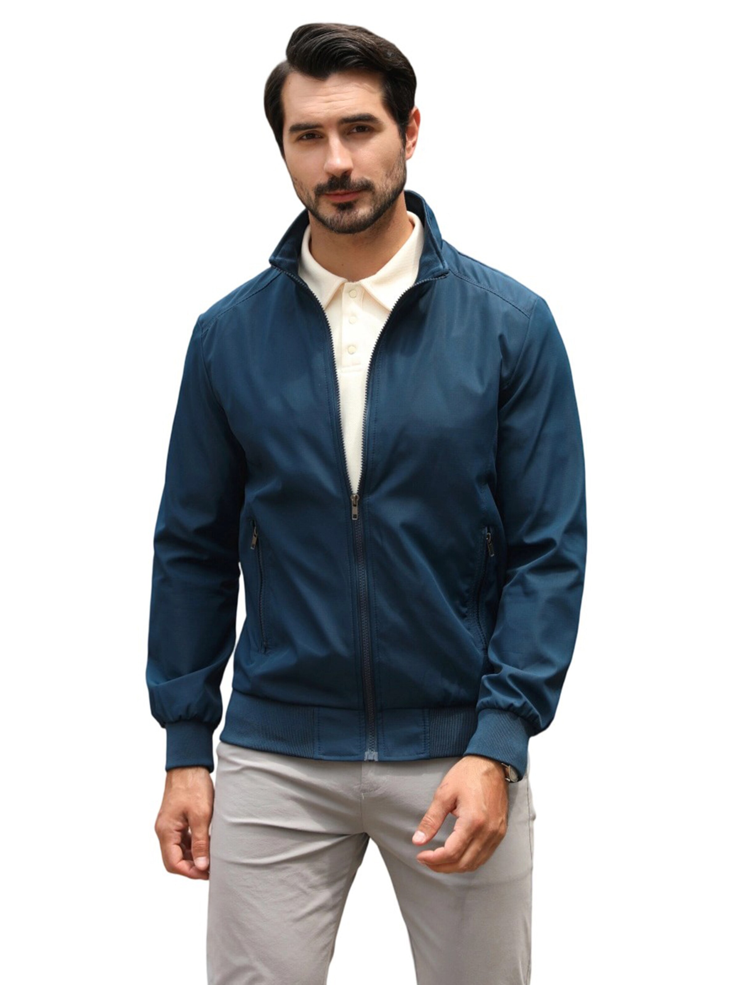 YOUTHUP Between-Season Jacket 'Tragekomfort' in Blue