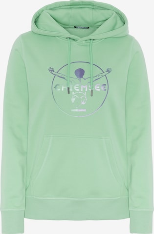 CHIEMSEE Sweatshirt in Green: front