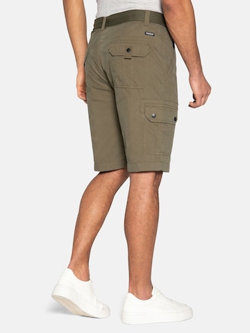 Regular Pantalon cargo 'Propane' Threadbare en vert
