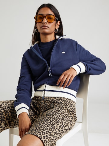 ELLESSE - Sudadera con cremallera 'Sanita' en azul: frente