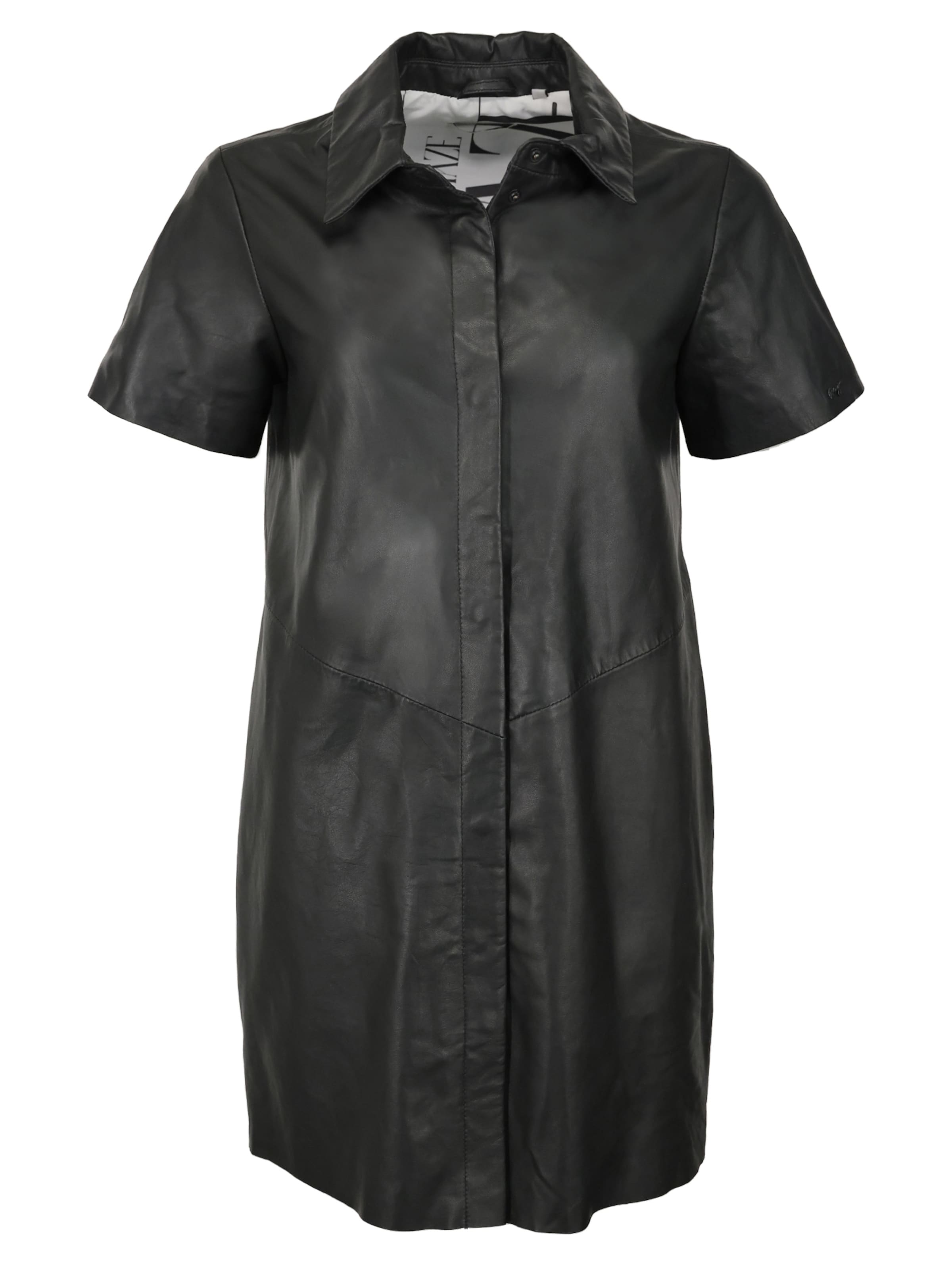 Maze Kleid in Schwarz: Vorderseite