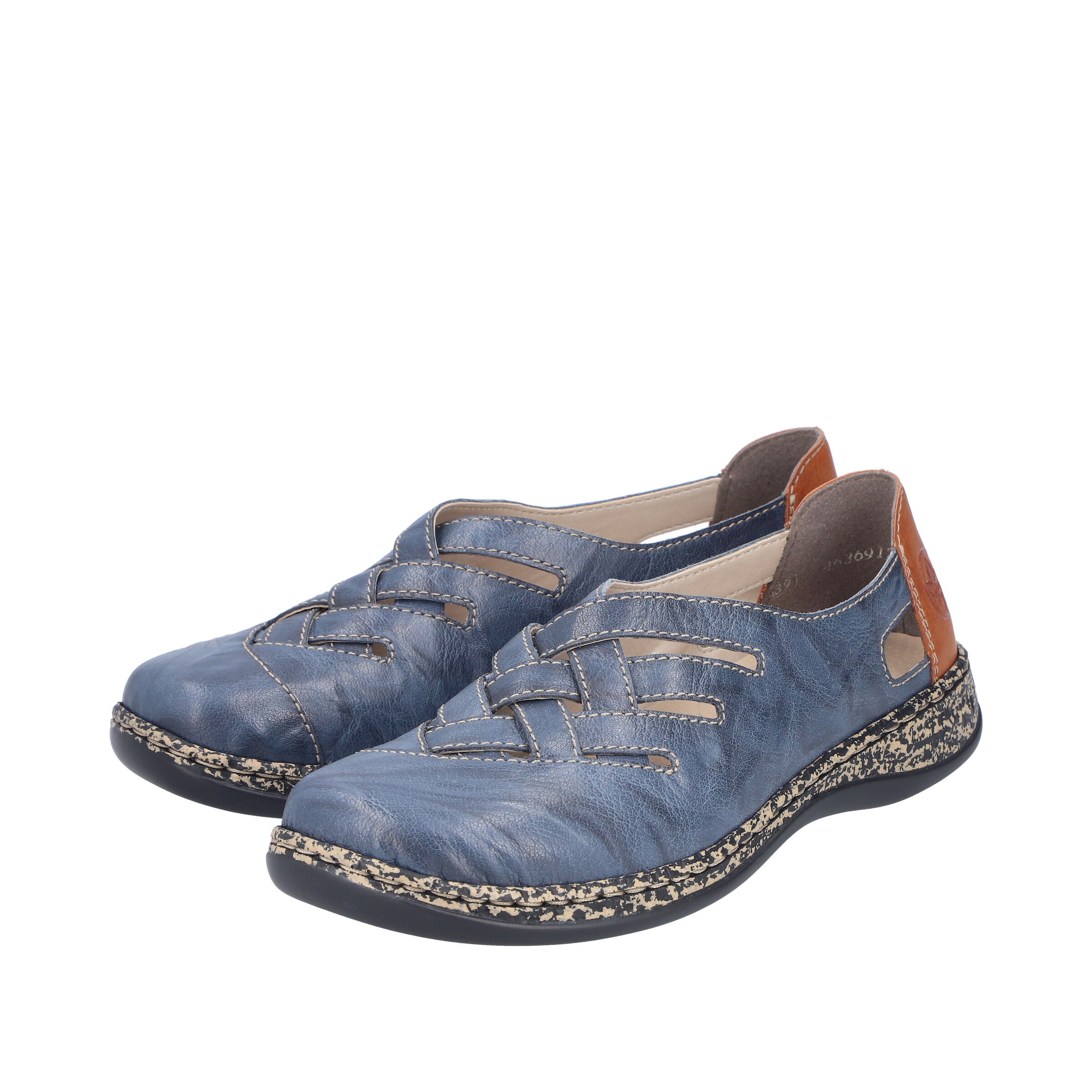 Rieker Slipper in Blau