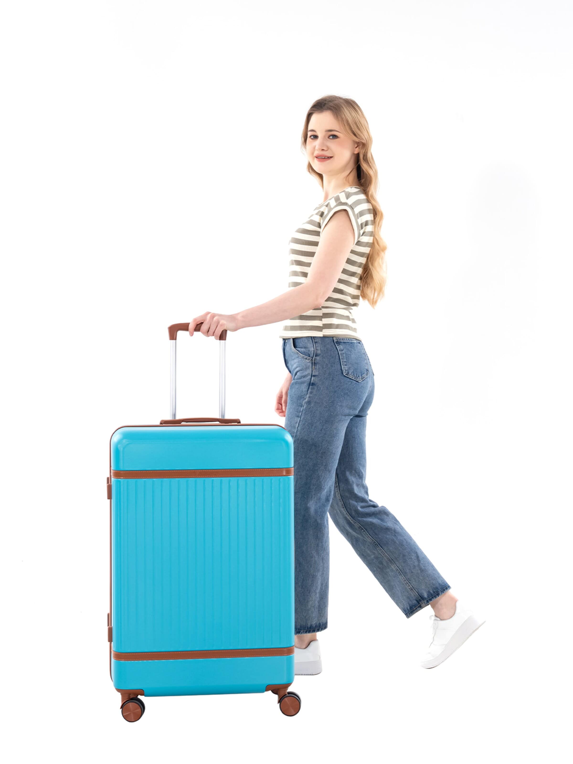 Vallsero Kofferset 'LG4 — VALLSERO Riviera 5-teiliges Kofferset'‌‌‌‌‌‌‌ in Blau