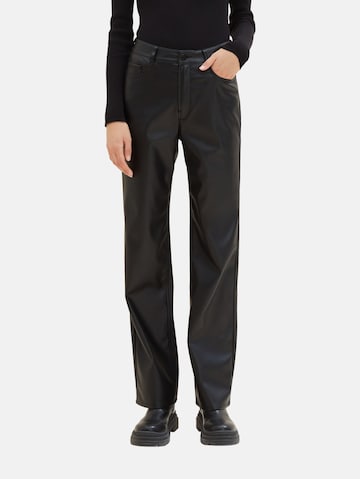 regular Pantaloni 'Emma' di TOM TAILOR DENIM in nero: frontale