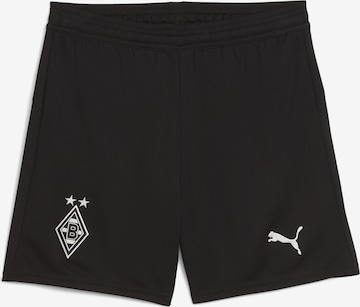 PUMA Sportbroek 'Borussia Mönchengladbach 25/26' in Zwart: voorkant
