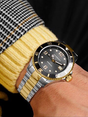 Seizmont Analog Watch 'Tide' in Gold