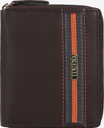 mano Wallet 'Don Leonardo' in Brown: front