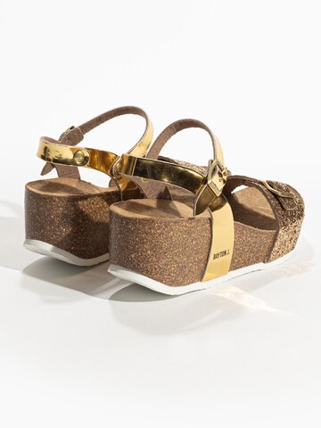 Sandalo 'AVON' di Bayton in oro