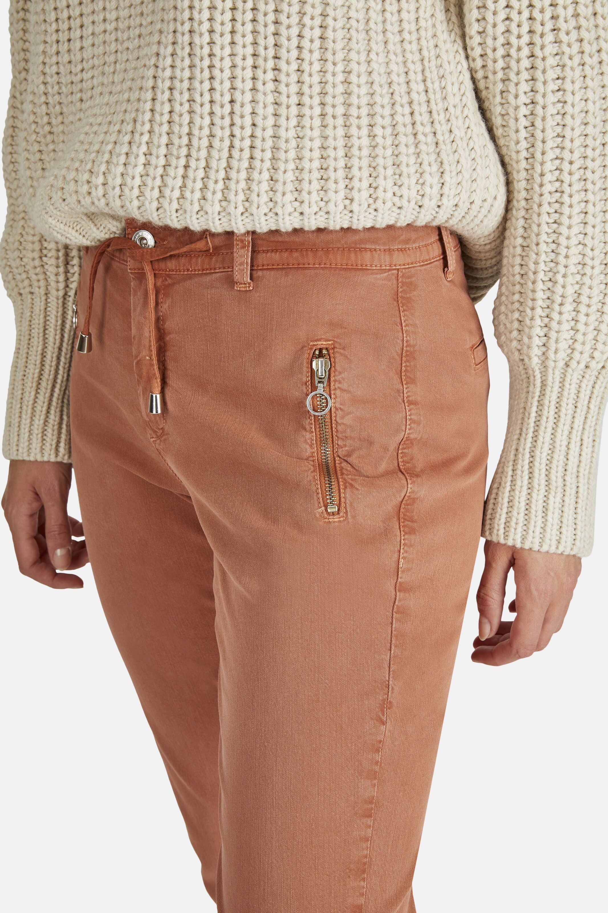 Frauen Große Größen Angels Hose 'Louisa' in Rostbraun - MM18057 Frauen Große Größen Angels Hose 'Louisa' in Rostbraun - MM18057