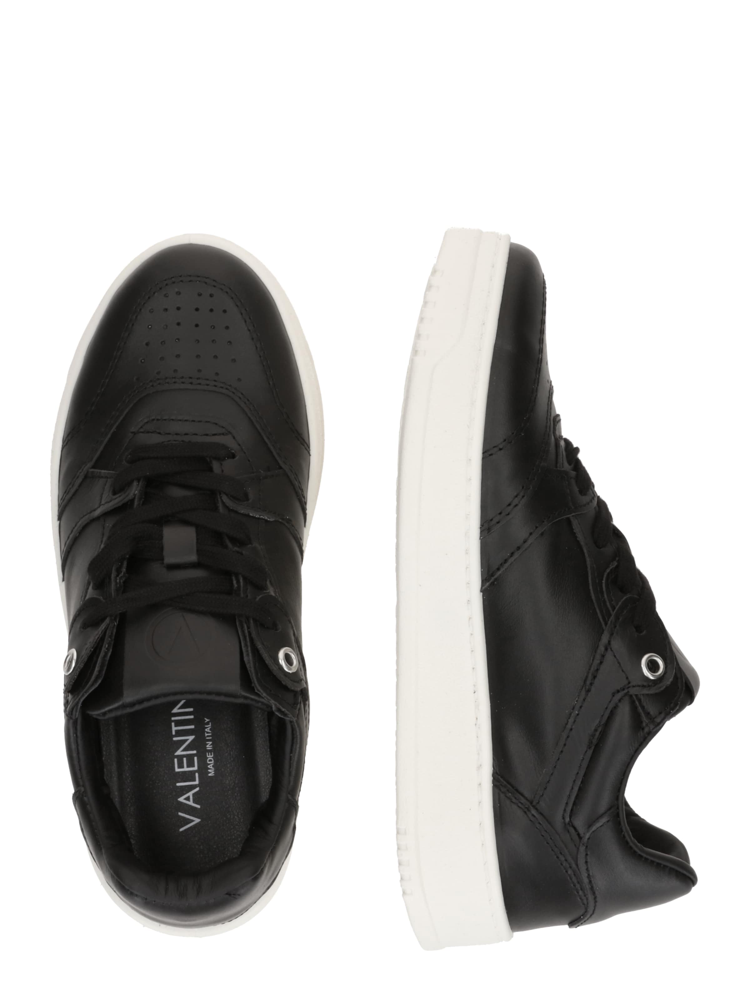 Valentino ShoesNiske tenisice 'PLUTONE' - crna boja