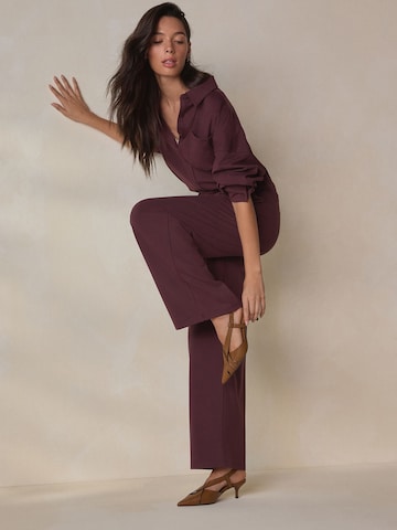 Next Wide Leg Hose in Rot