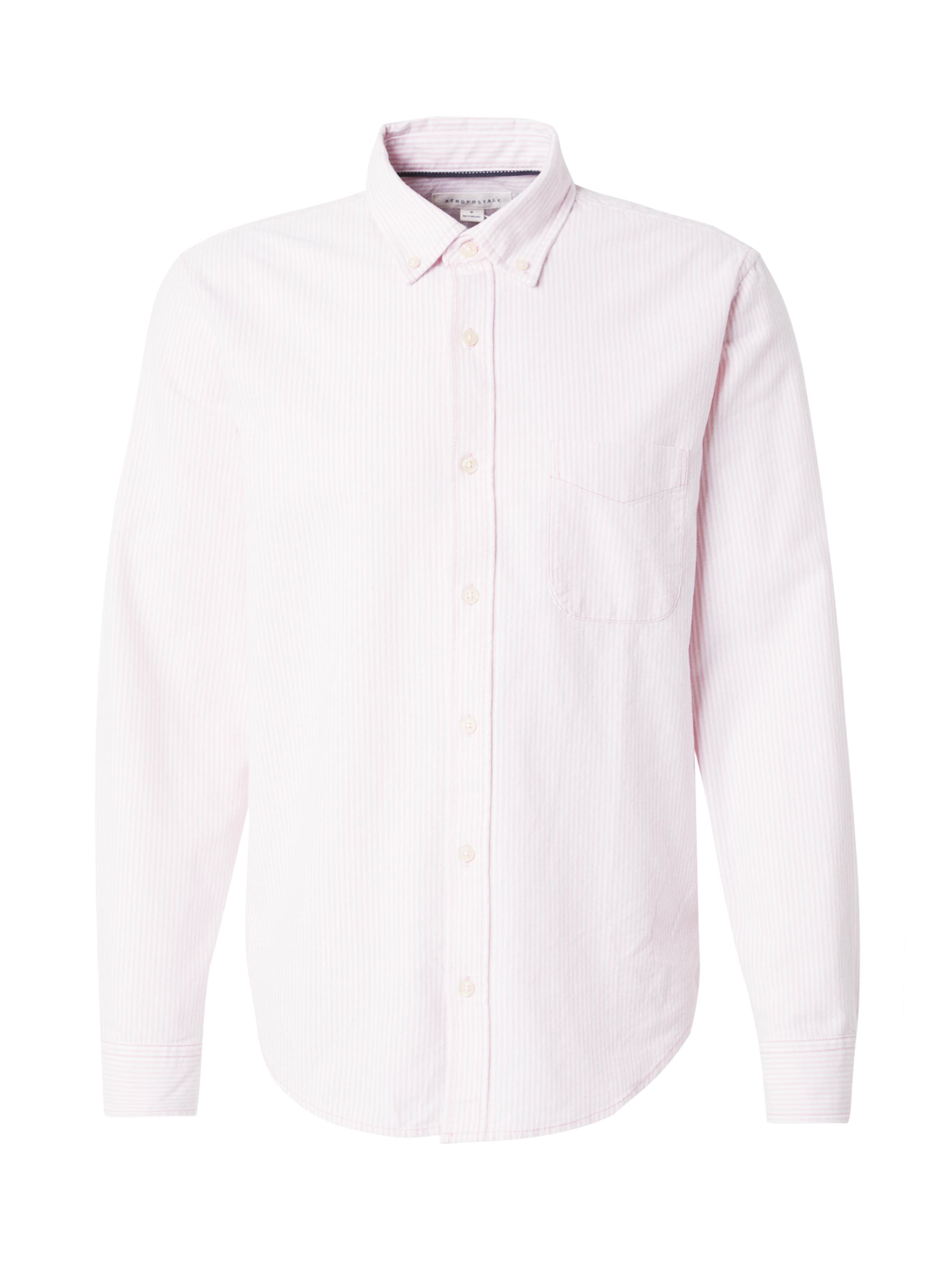 AÉROPOSTALE Regular fit Button Up Shirt in Pink: front