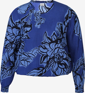 Zhenzi Blouse 'Kesha 1457' in Blauw: voorkant