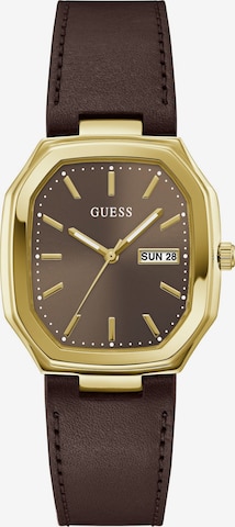 GUESS Uhr ' OLIVER ' in Braun: Vorderseite
