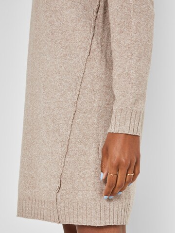 Noisy may Knitted dress 'Ian' in Beige