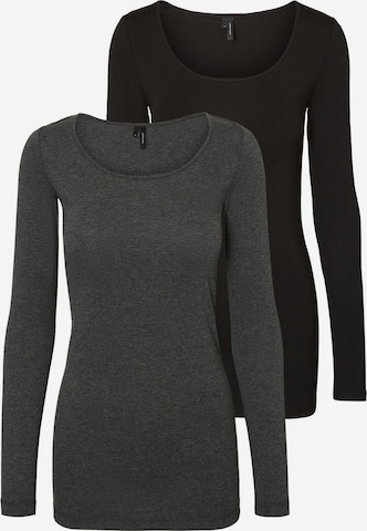 VERO MODA Shirt in Grijs: voorkant
