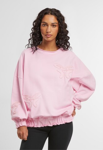 Sweat-shirt Felicious en rose : devant