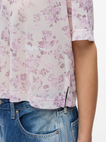 Maglietta di KARL LAGERFELD JEANS in rosa