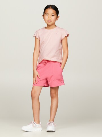 TOMMY HILFIGER T-Shirt 'ESSENTIAL' in Pink