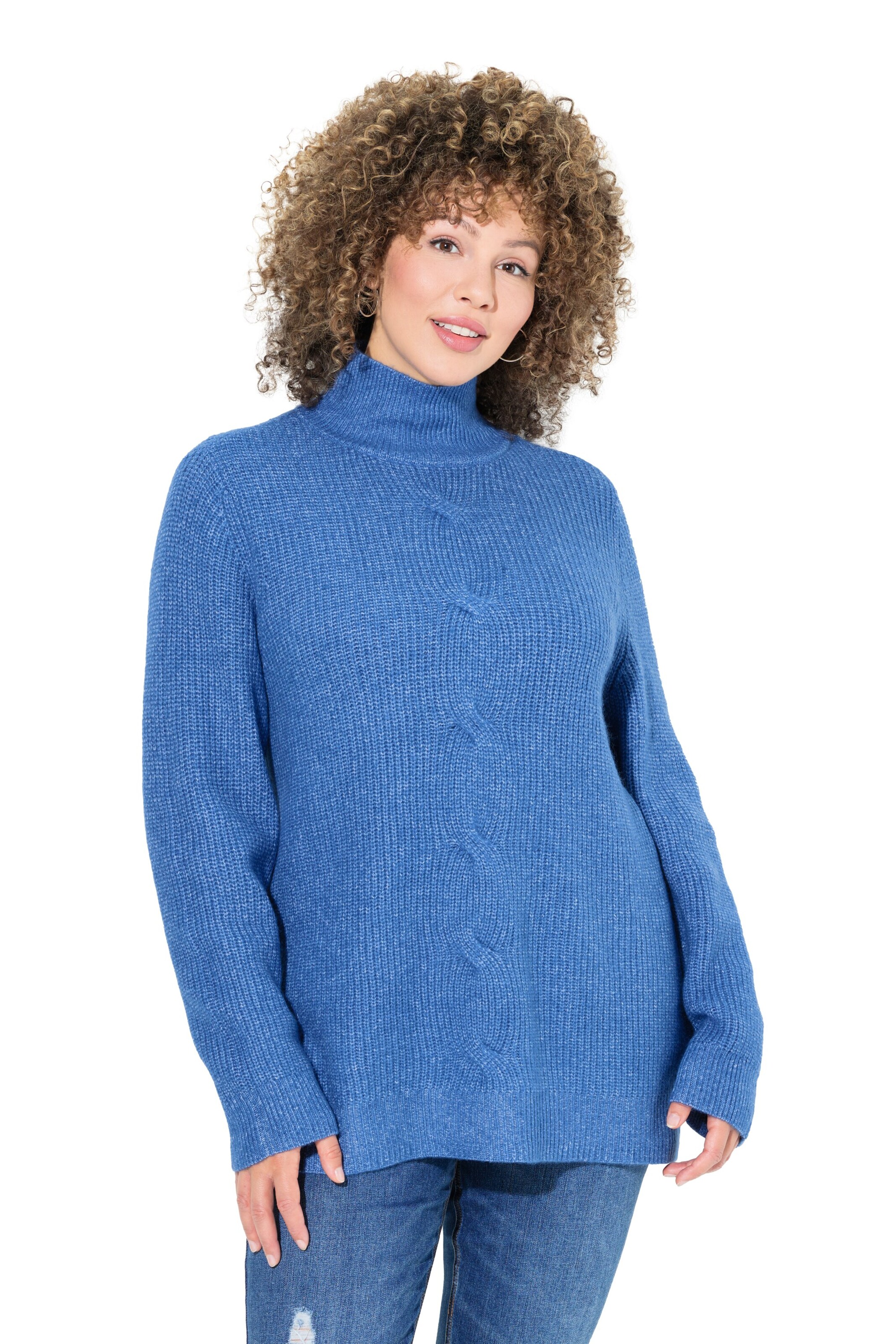 Pull-over Ulla Popken en bleu