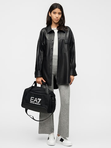 EA7 Emporio Armani Дорожная сумка в Черный