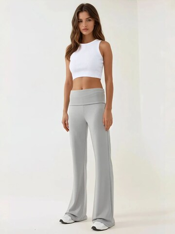 Hiccup Flared Hose in Grau