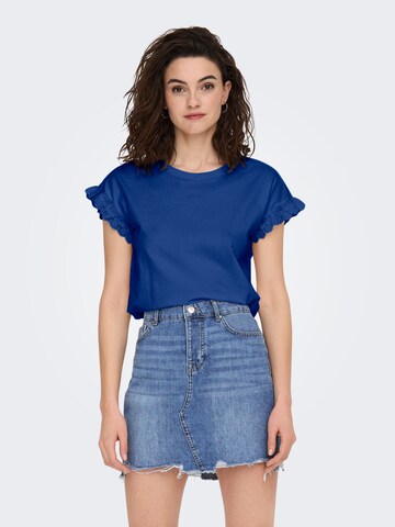 ONLY Shirt 'ONLIRIS' in Blauw: voorkant